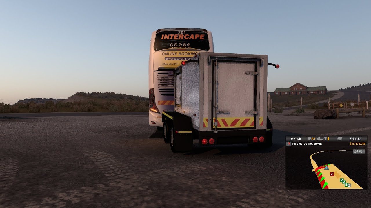 Intercape Sleepliner 201 with Luggage Trailer