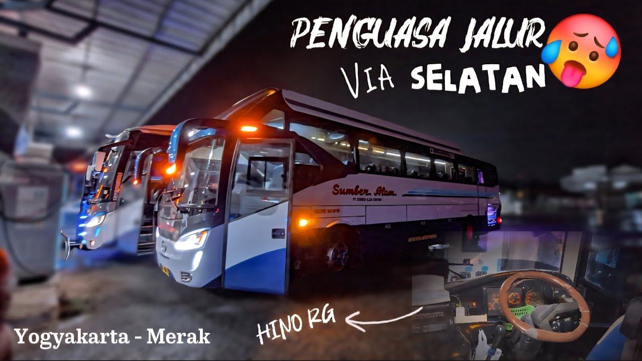 2025 MASI LAYAK PAKE MESIN HINO RG❓️❓️🤔 || Trip Bus Sumber Alam Yogyakarta - Merak