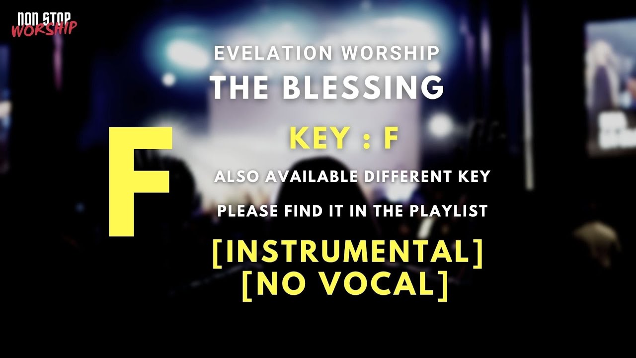 The Blessing Kari Jobe & Cody Carnes | Karaoke Instrumental with lyrics | key of F
