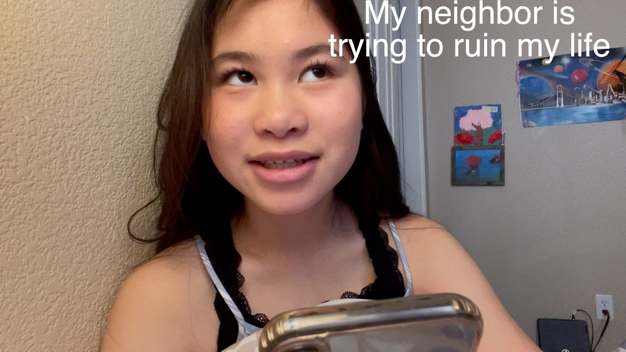 My neighbor is trying to ruin my life