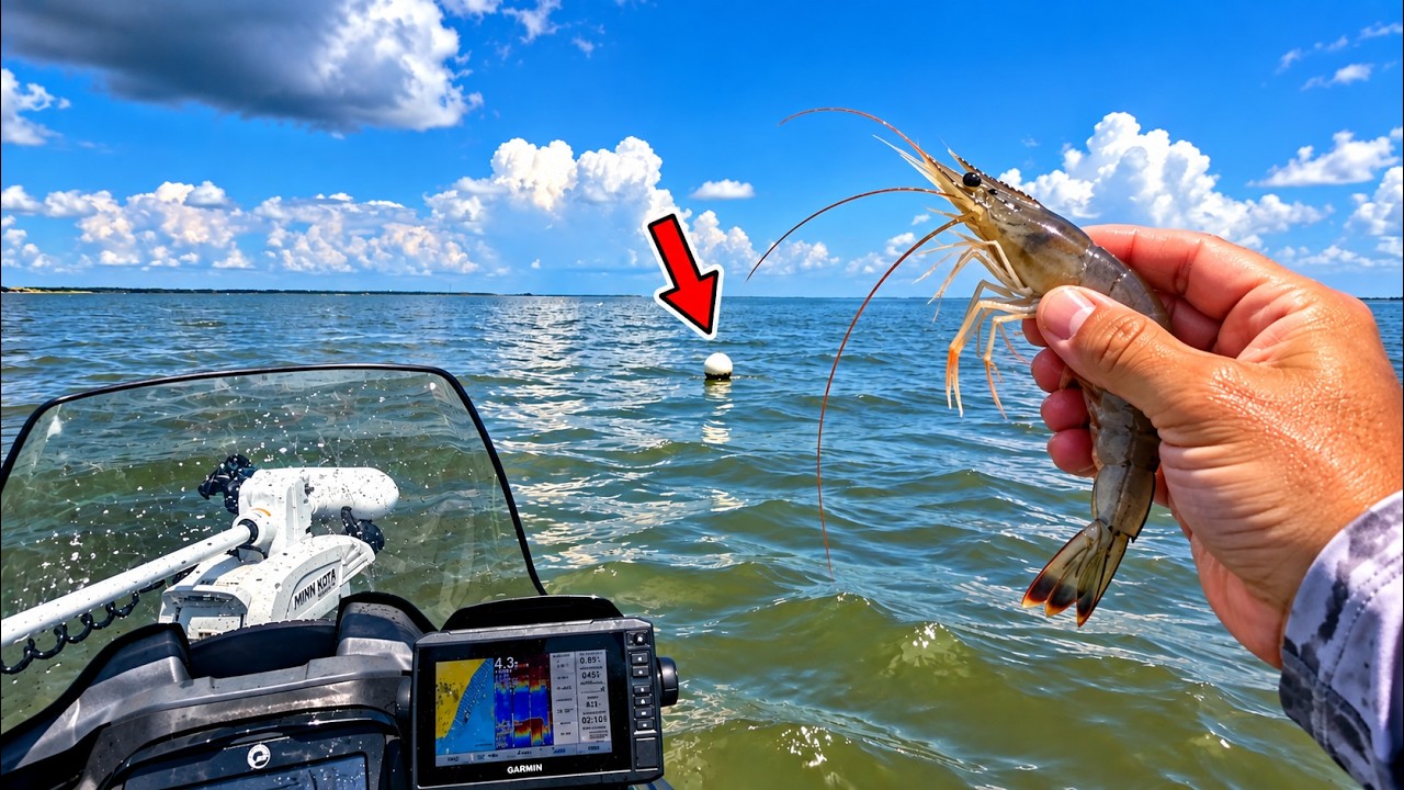 I Tossed a LIVE Shrimp Beside This Crab Trap and Got SMOKED!!