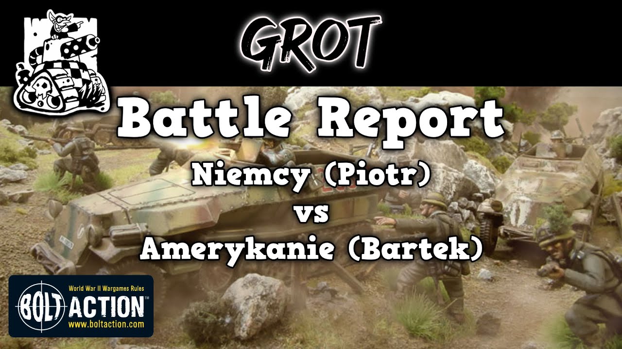 Bolt Action - Battle Report - Waffen SS vs US Army
