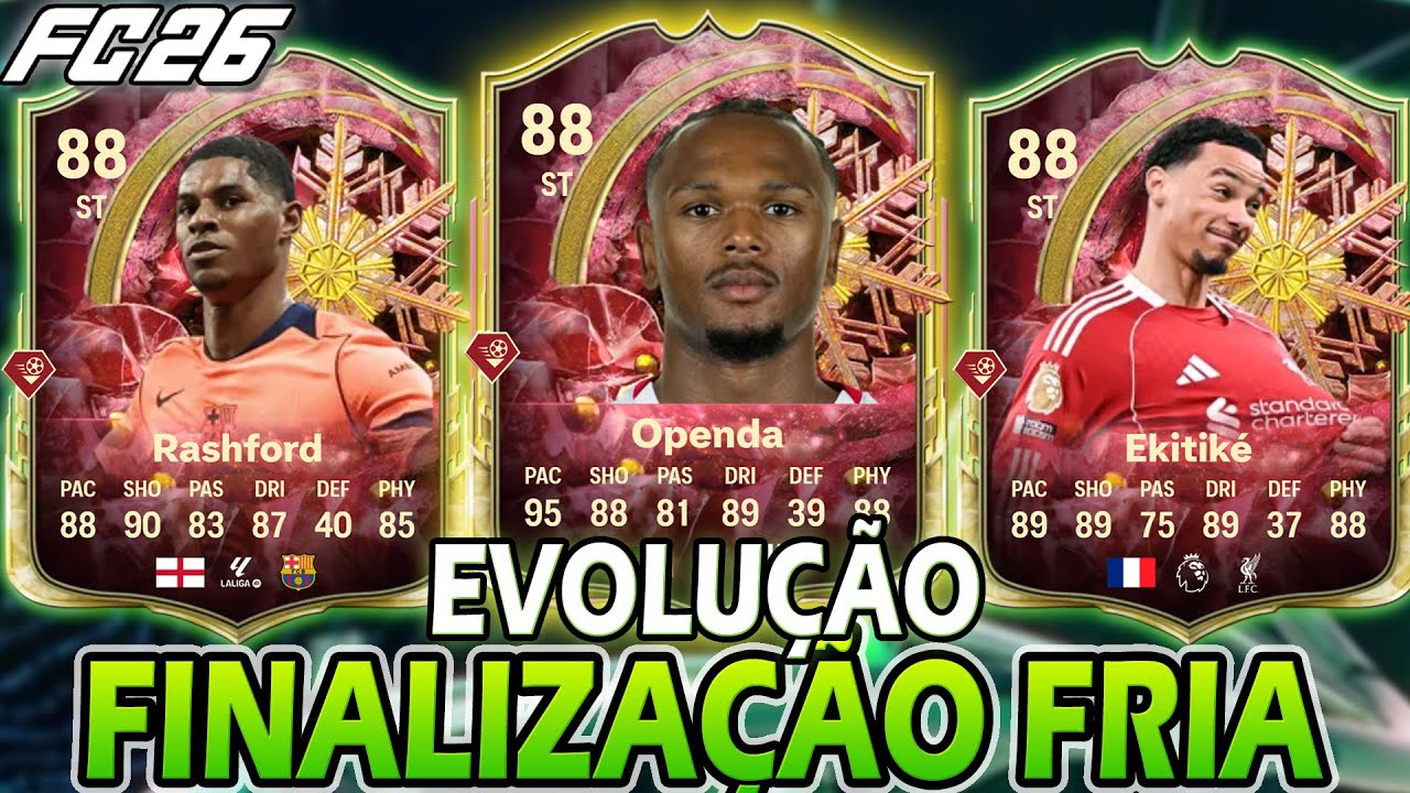 OS MELHORES JOGADORES para a EVOLUÇÃO FINALIZAÇÃO FRIA | FC 26