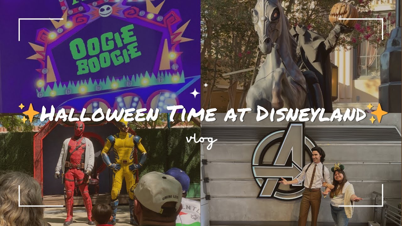 TRAVEL VLOG || Disneyland's Spooktacular Halloween - Oogie Boogie Bash 2024 👻🎃