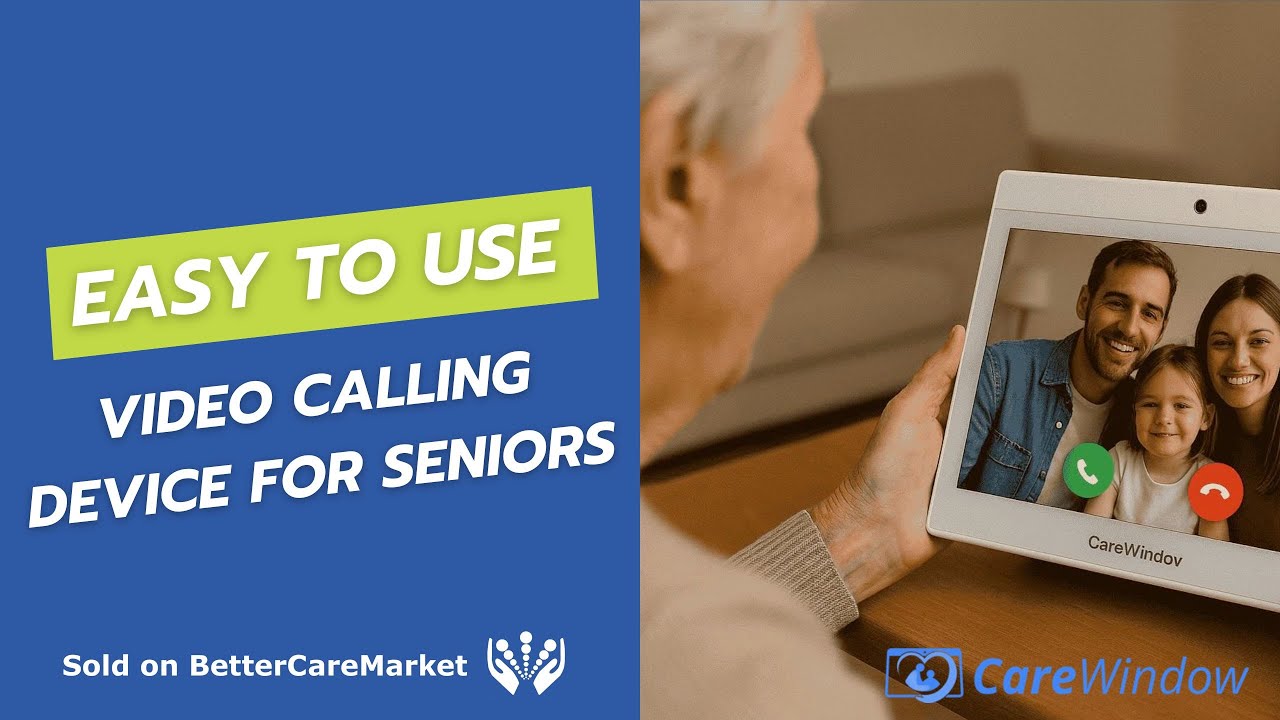 CareWindow Video Phone for Seniors &ndash; Easy Video Calling for Elderly & Dementia | BetterCareMarket
