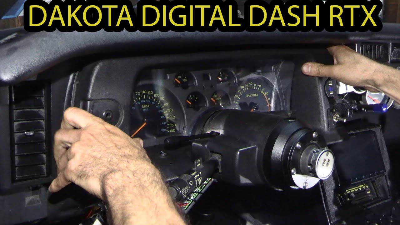 Dakota Digital Dash RTX Install - Camaro 1990-1992