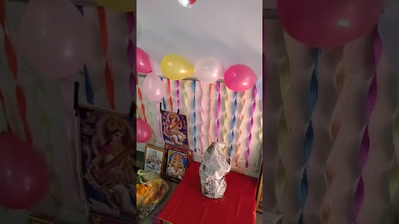 kundan vlogs  is 4th  live Saraswati puja