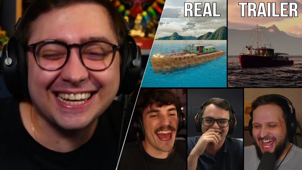 ALAN E OS COLEGAS QUEBRARAM COM O TRAILER DE JOGO MAIS MENTIR0SO DA STEAM KKKKKKK - NOITADACAST