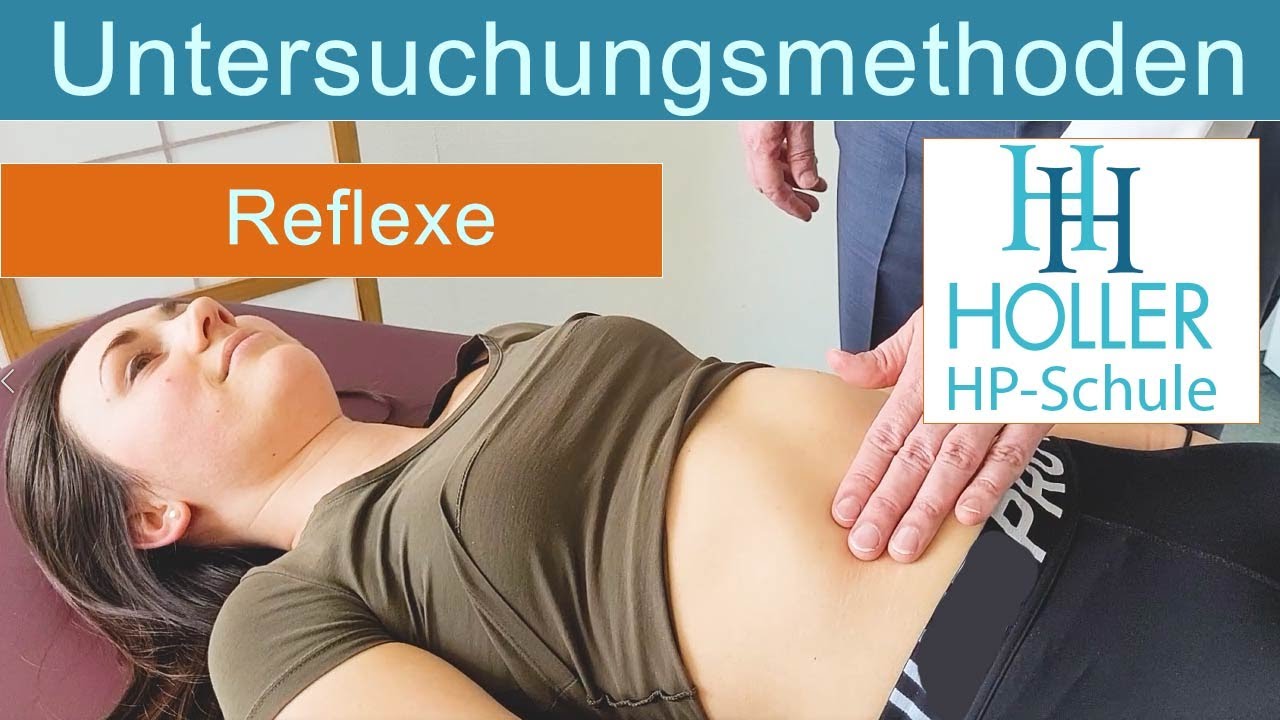 Untersuchungsmethoden Reflexe mit Arpana von der Holler Heilpraktiker-Schule für die HP-Prüfung
