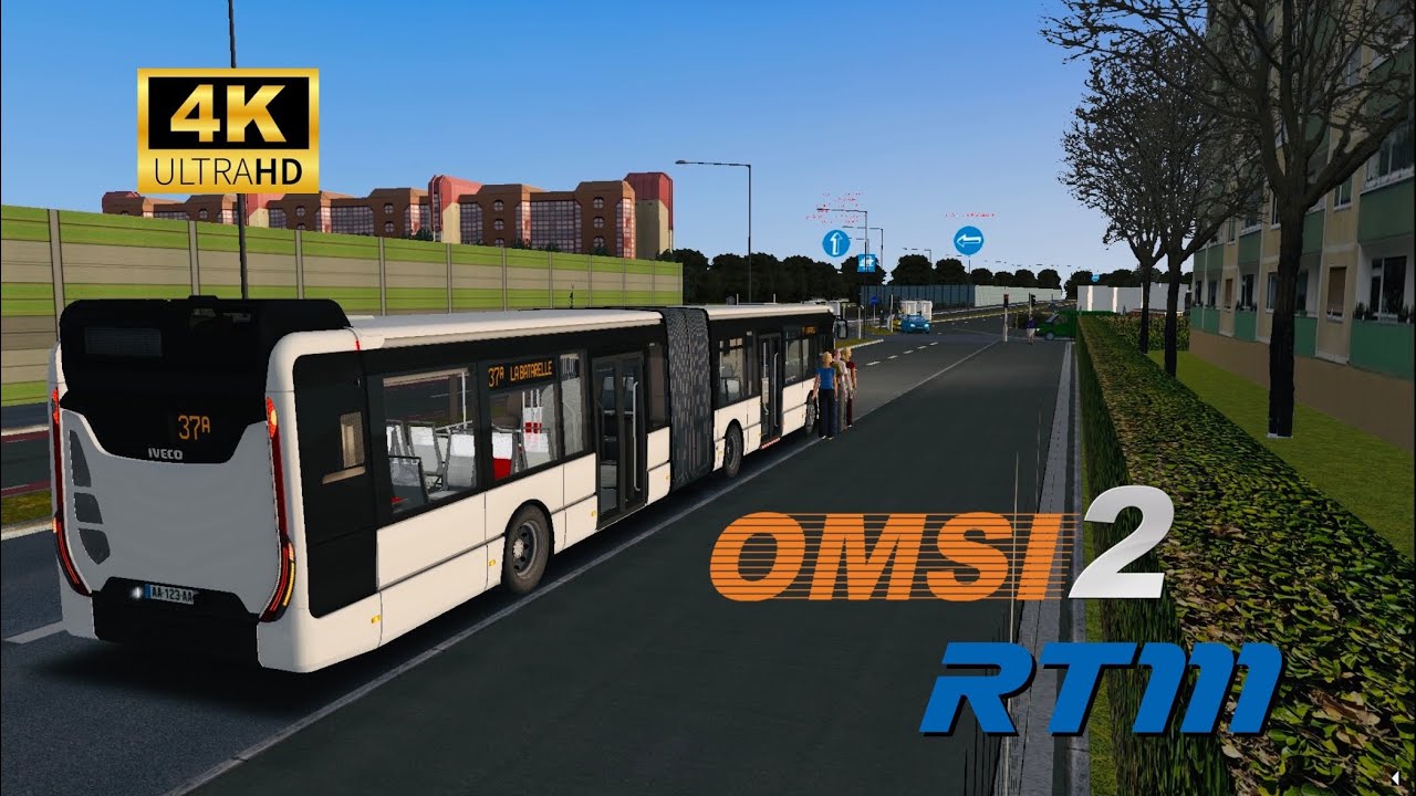 OMSI 2 - Ligne 37A en Iveco Urbanway 18 Diesel  ( Boite ZF ) - RTM Marseille
