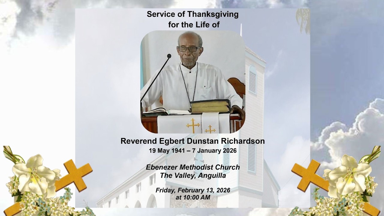 Service of Thanksgiving for the life of Reverend Egbert Dunstan Richardson