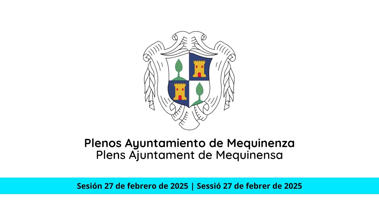 Sesión extraordinaria de pleno del  jueves 27 de febrero de 2025