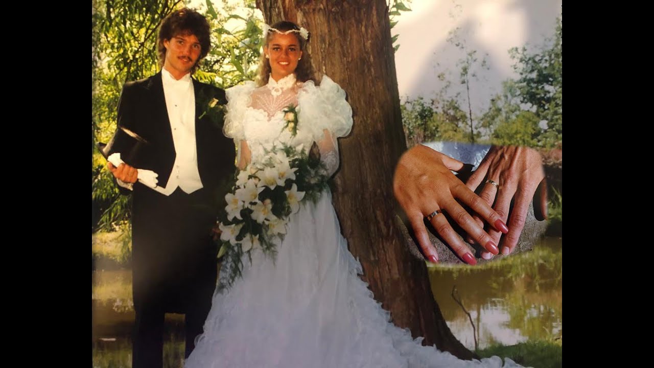 ZO ZIJN WIJ 30 JAAR GELEDEN GETROUWD! ( ECHTE BEELDEN VAN TOEN)
