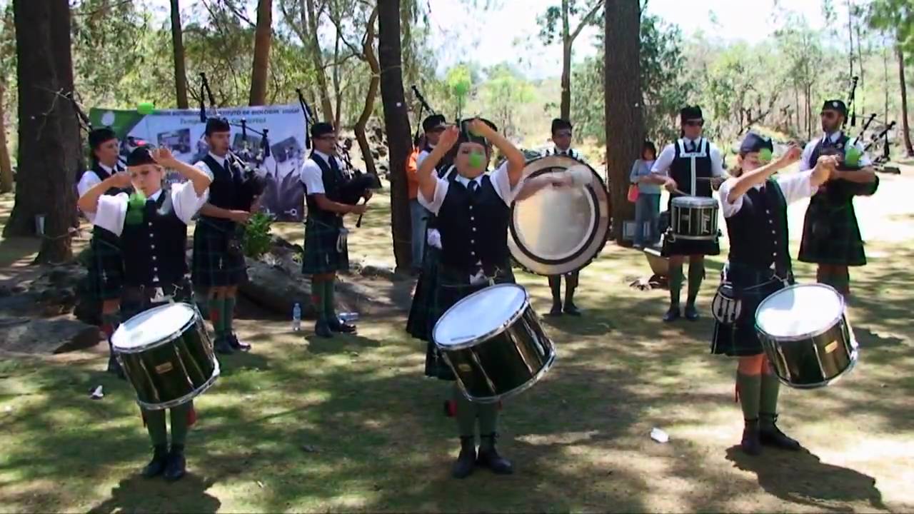 Concierto de la Banda de Gaitas del Batallon de San Patricio en el Arboretum
