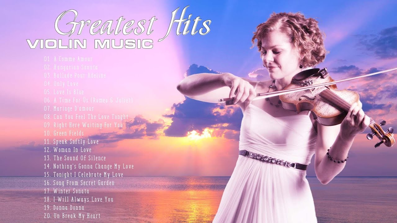 Top 40 Beautiful Romantic Violin Love Songs | The Best Soft Relaxing Instrumental Music