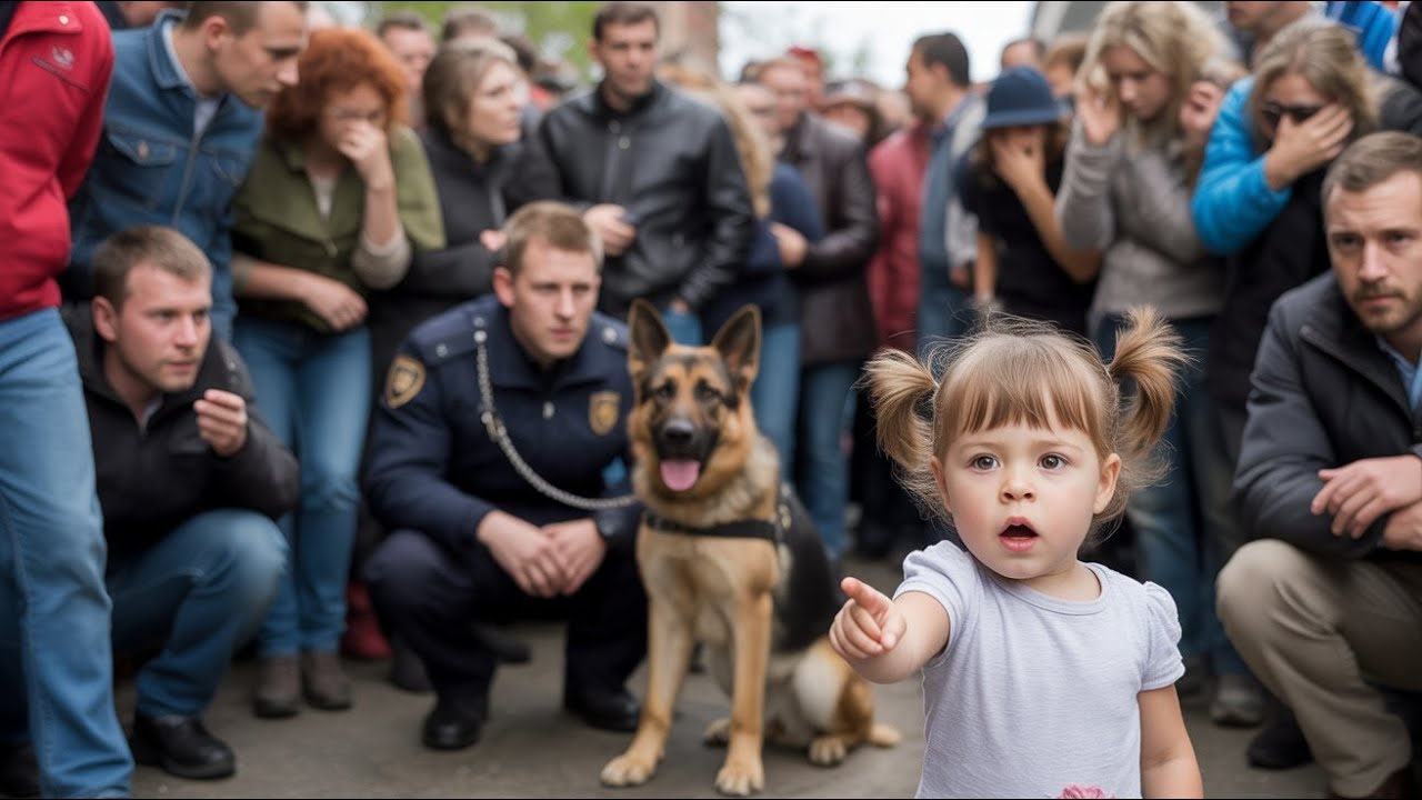 Everyone Watched the Police Dog… Until a 3-Year-Old Girl Spoke Two Shocking Words