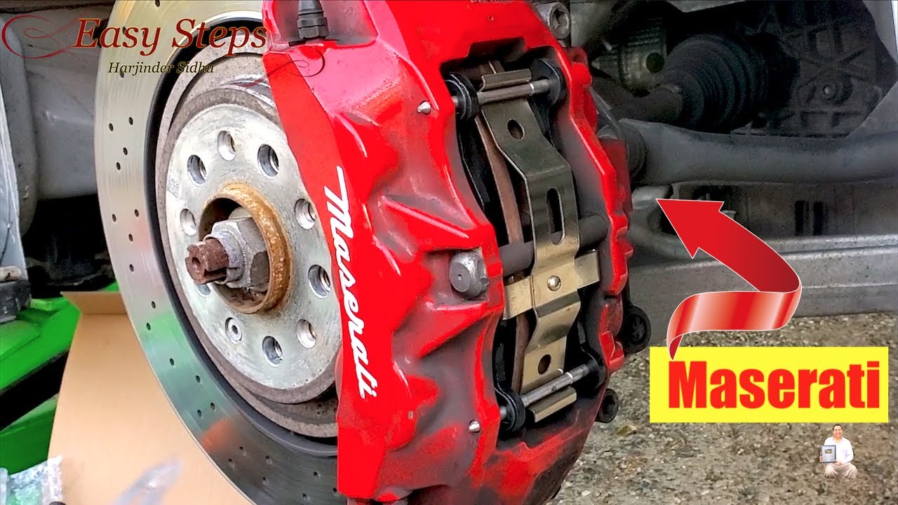 How To Replace Brake Pads on Maserati Quattroporte | How to Change Front Brake Pads on Maserati