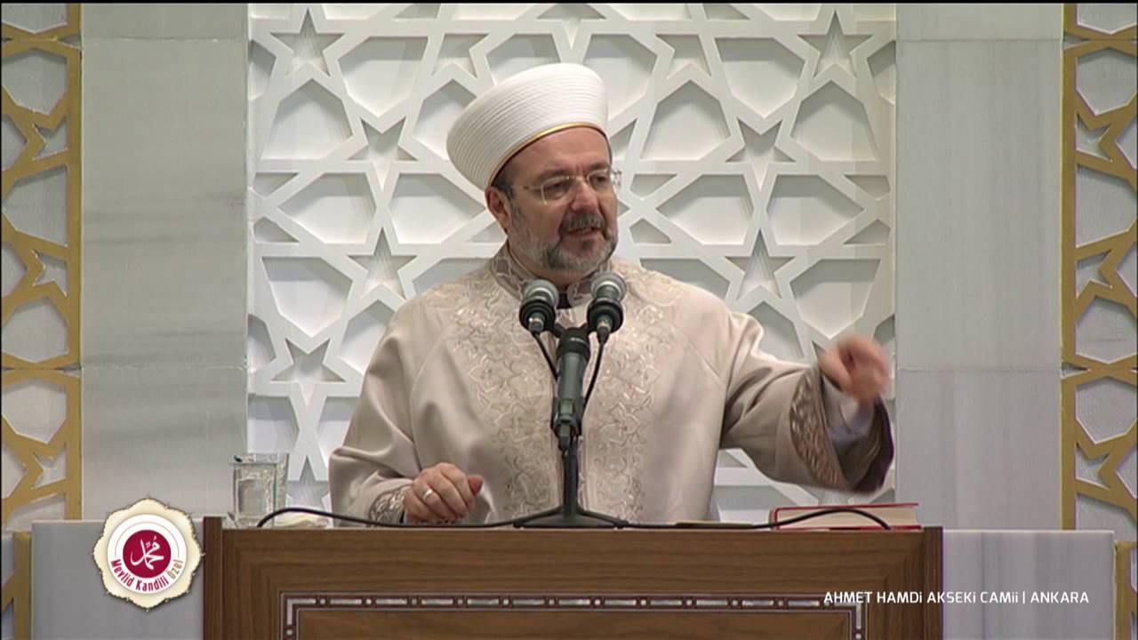 Mevlid Kandili 2015 Mehmet Görmez'in Konuşması