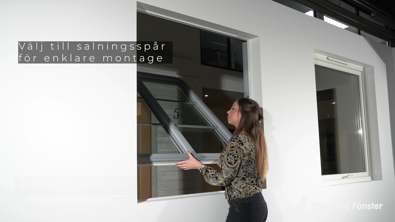 Vridf&ouml;nster Aluminium Norrland PLUS