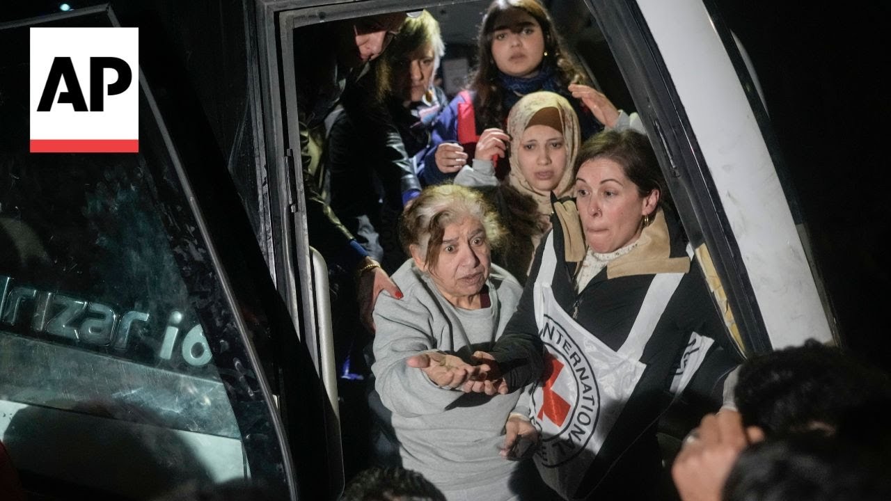 Released female Palestinians say conditions in prison were 'very difficult' and 'chaotic'