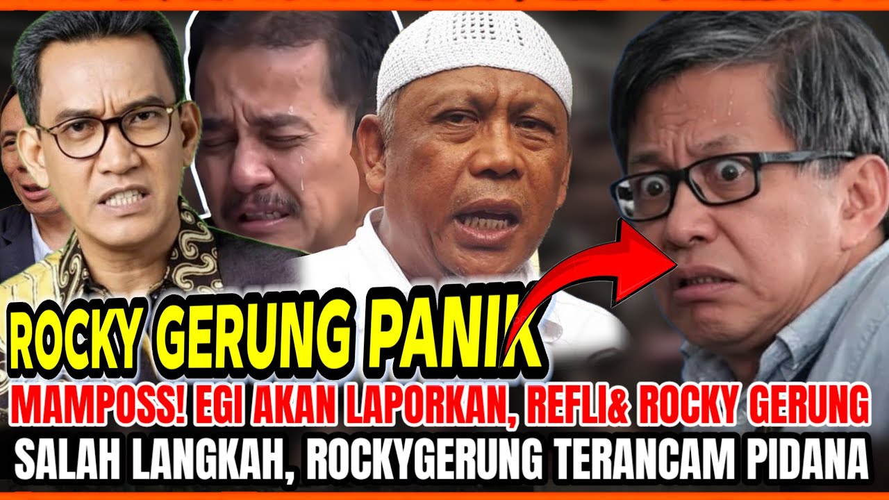 GEGERR!! DILAPORKAN LAGI, ROCKY G. DILAPORKAN EGI SUDJANA, ROY CS KEPANASAN PURA² SAKIT