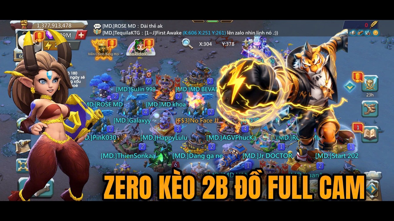 Cùng anh em MD. zero kèo 2B|Lords Mobile