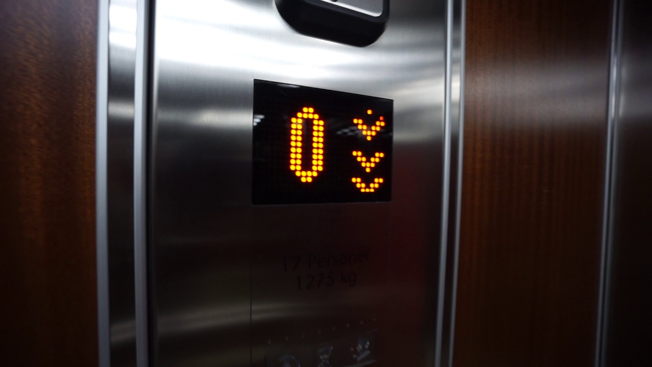 Sweden, Stockholm, Nacka Forum, KONE elevator