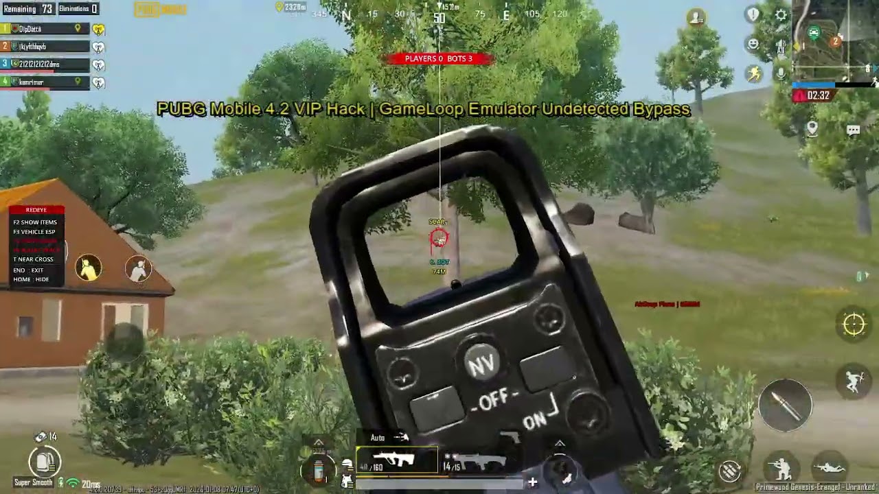 PUBG Mobile 4.2 VIP Hack | GameLoop Emulator Undetected Bypass