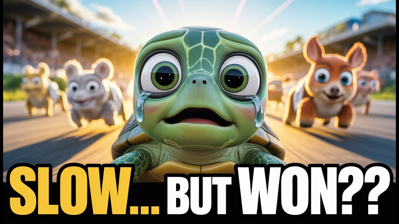 The Brave Little Turtle’s Big Race 🐢 | Inspirational Kids Story About Never Giving Up