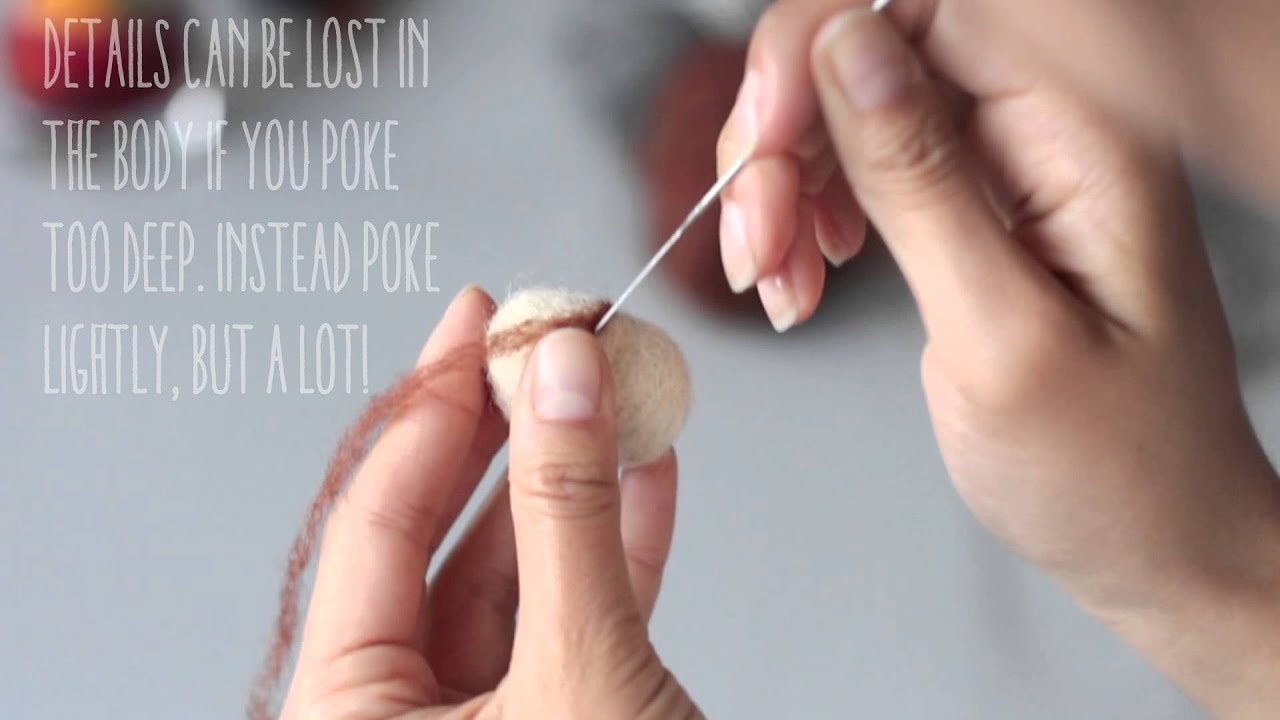 Freckled Magazine - Owl Needle Felting DIY