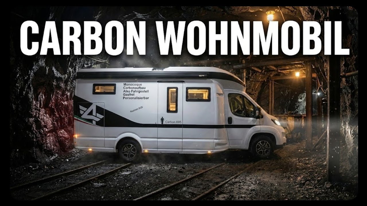 WOHNMOBIL komplett aus CARBON STATT GFK 😳 ATLANTIS 645 TEILINTEGRIERT AUS ITALIEN 2026 CMT Stuttgart