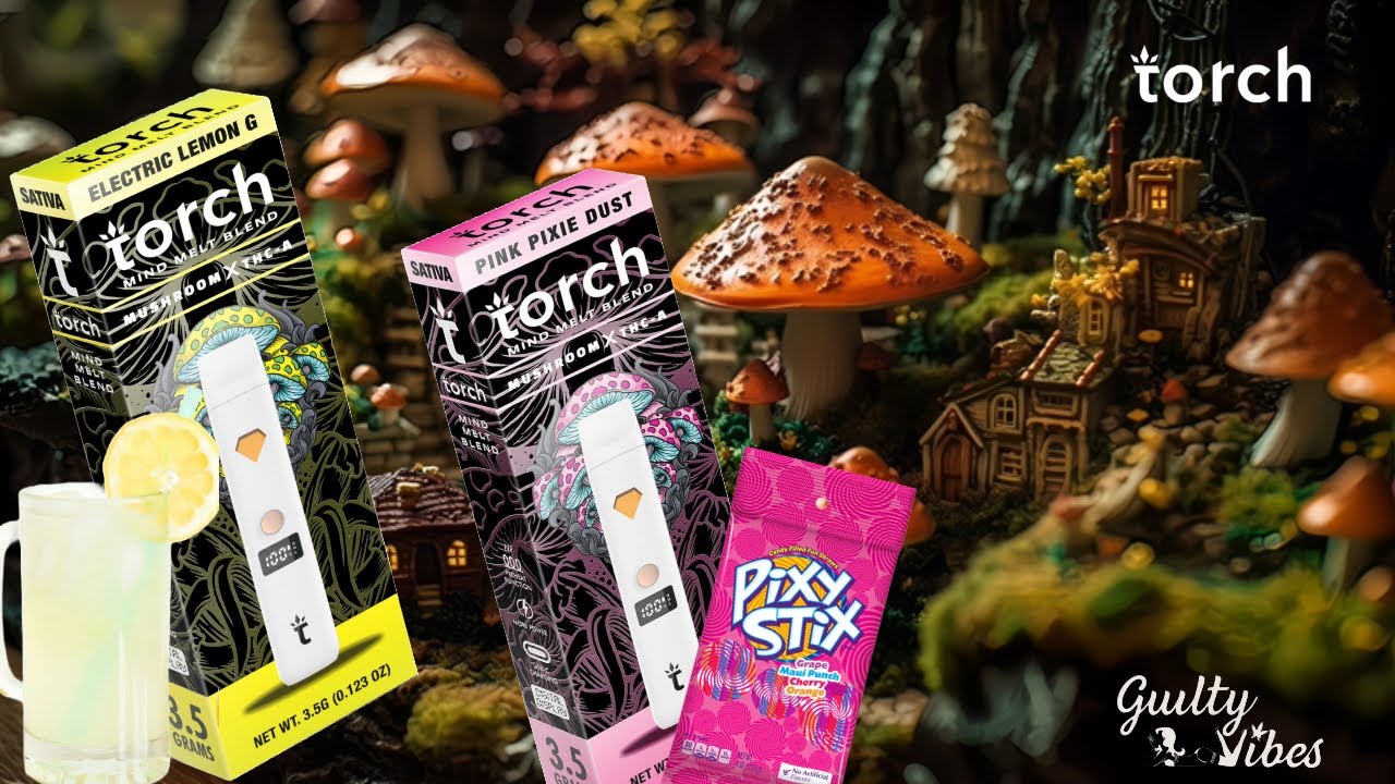 NEW Torch Mind Melt 3.5G Dispo (Electric Lemon G) (Pink Pixie Dust)