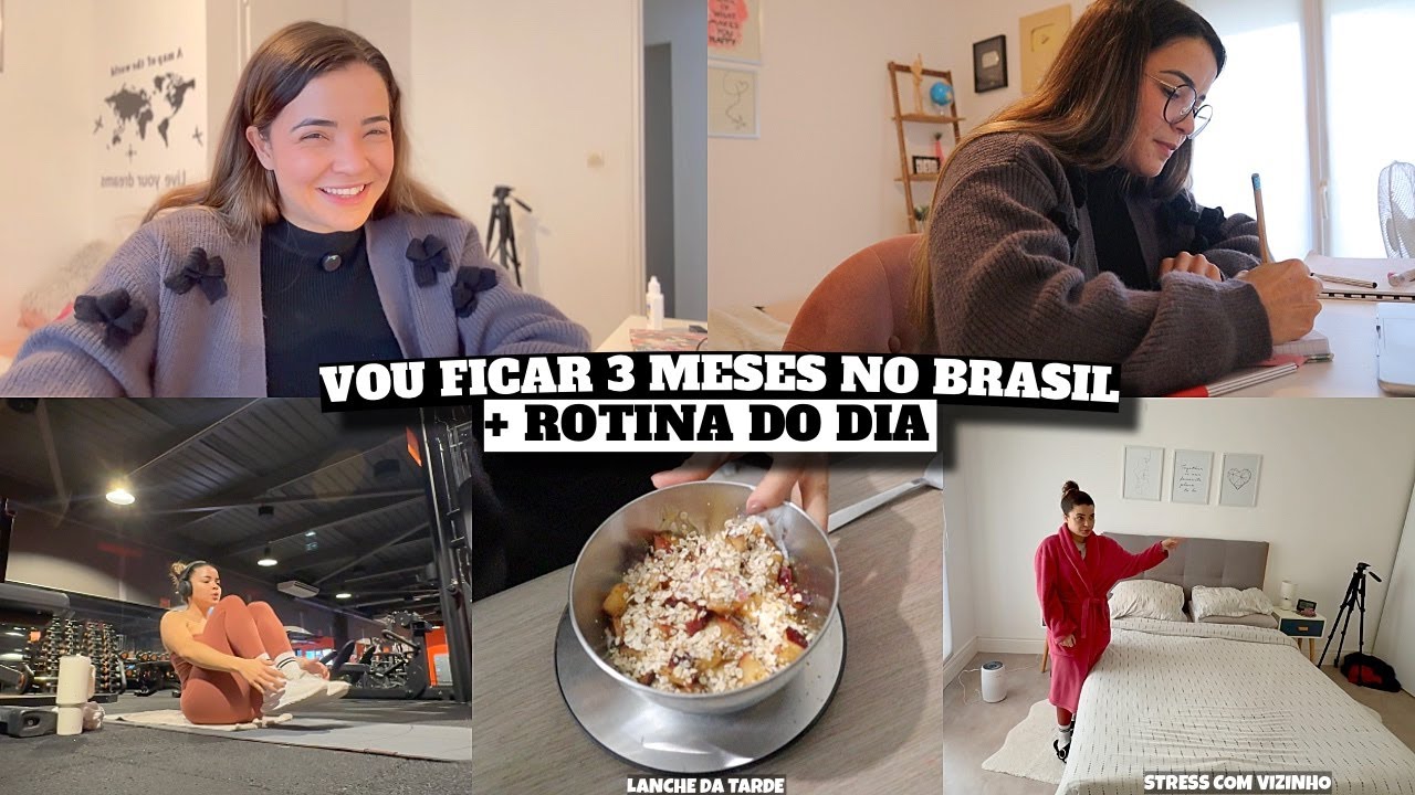 VOU PASSAR 3 MESES NO BRASIL, COMECEI O INGLÊS, BATE-PAPO e muito mais ❤️ - Bruna Paula
