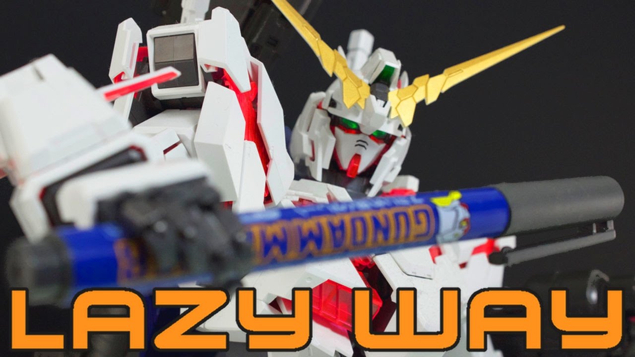 HOW TO PANEL LINE GUNDAMS: THE LAZY ARSE WAY! - PANEL LINING TUTORIAL