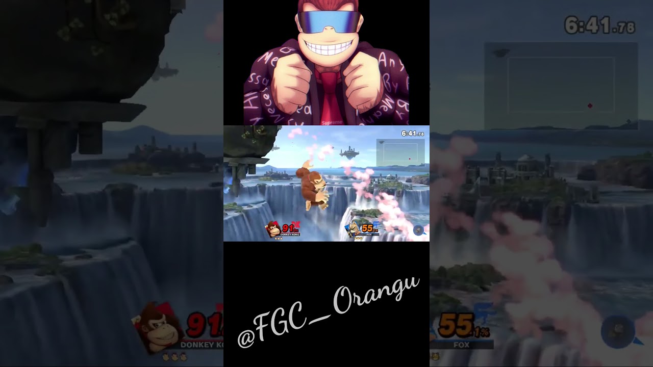 Poor Fox :( #ssb #ssbu #smashbros #supersmashbros #smashultimate #donkeykong #gaming