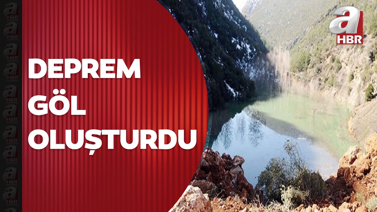 Gaziantep İslahiye'de deprem sonucu göl oluştu! | A Haber