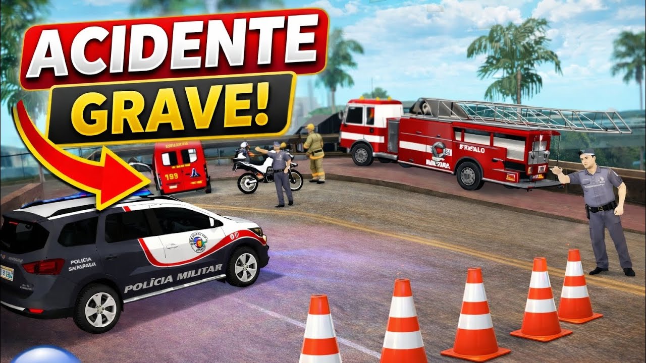 ACIDENTE FATAL 😭 PMESP GTA SAN