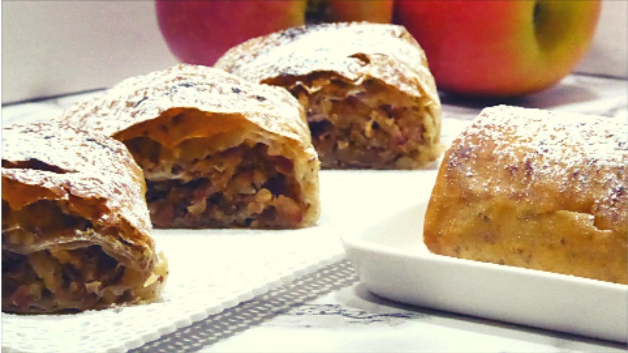 Strudel di Mele con Pasta Fillo SUPER VELOCE / Apple Strudel with Pasta Fillo SUPER FAST