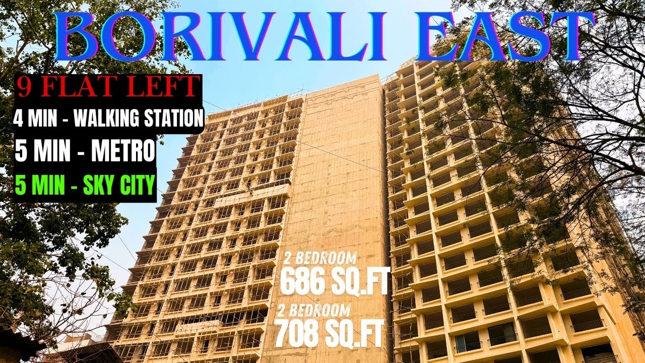 2bhk flat in Borivali East Near Railway Station | Oberoi sky city mall | only 5 min | Mumbai