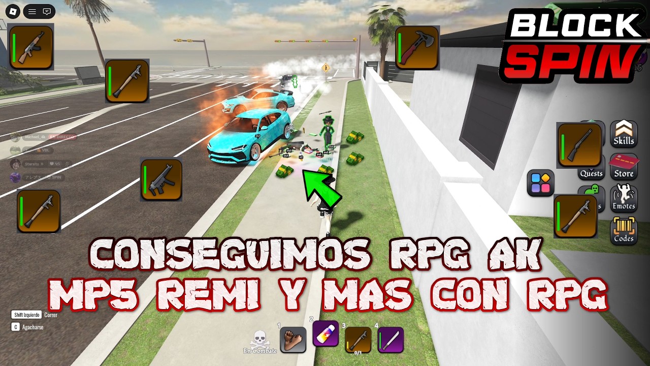 🔥BLOCK SPIN🔥💥CONSEGUIMOS RPG AK MP5 Y MAS, CON RPG{EL MEJOR VIDEO DE TODOS}💥