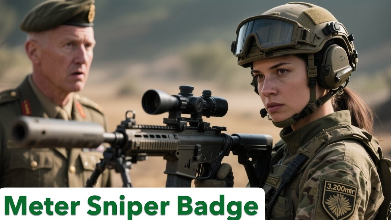 The General Walked Past Her Barrett .50 — Then Stopped Cold at Her 3,200-Meter Sniper Badge