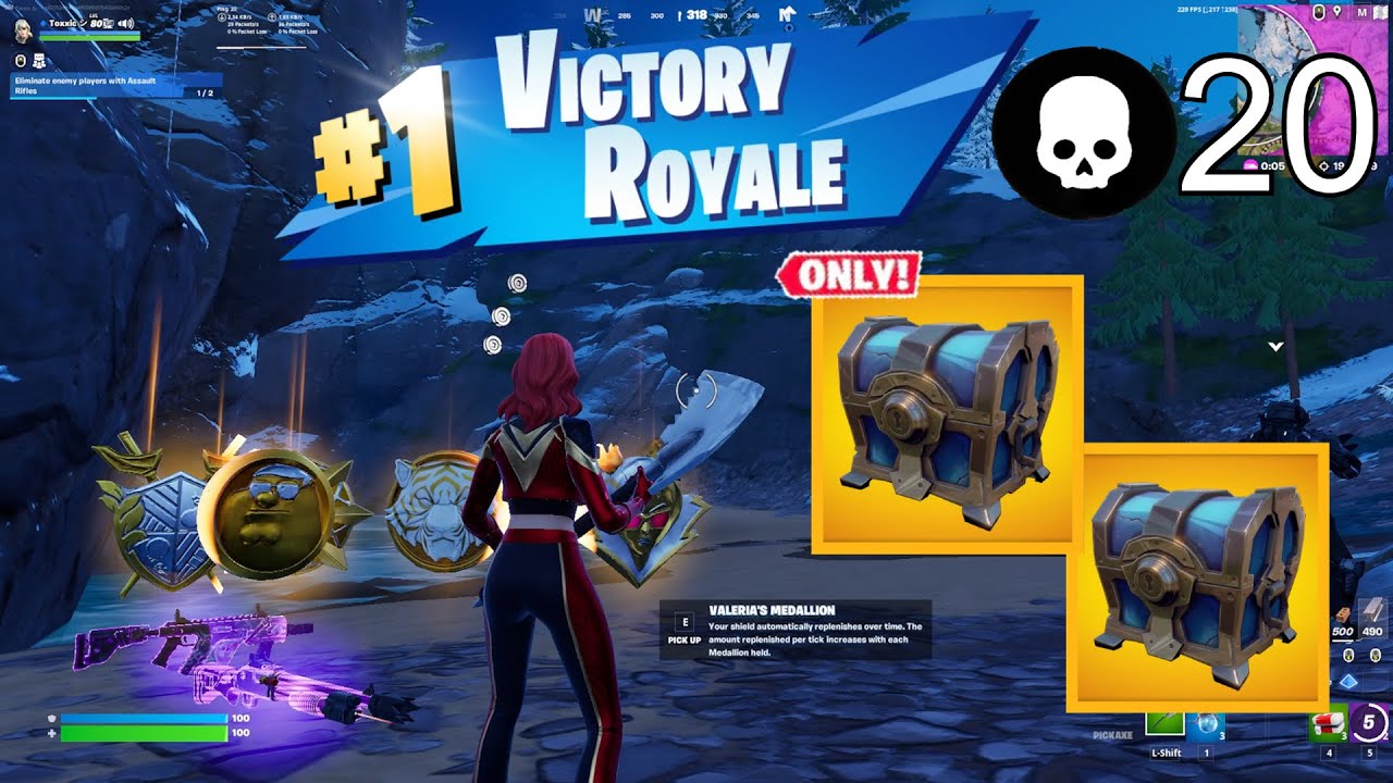 I WON Using Rare Chests Loot ONLY! 