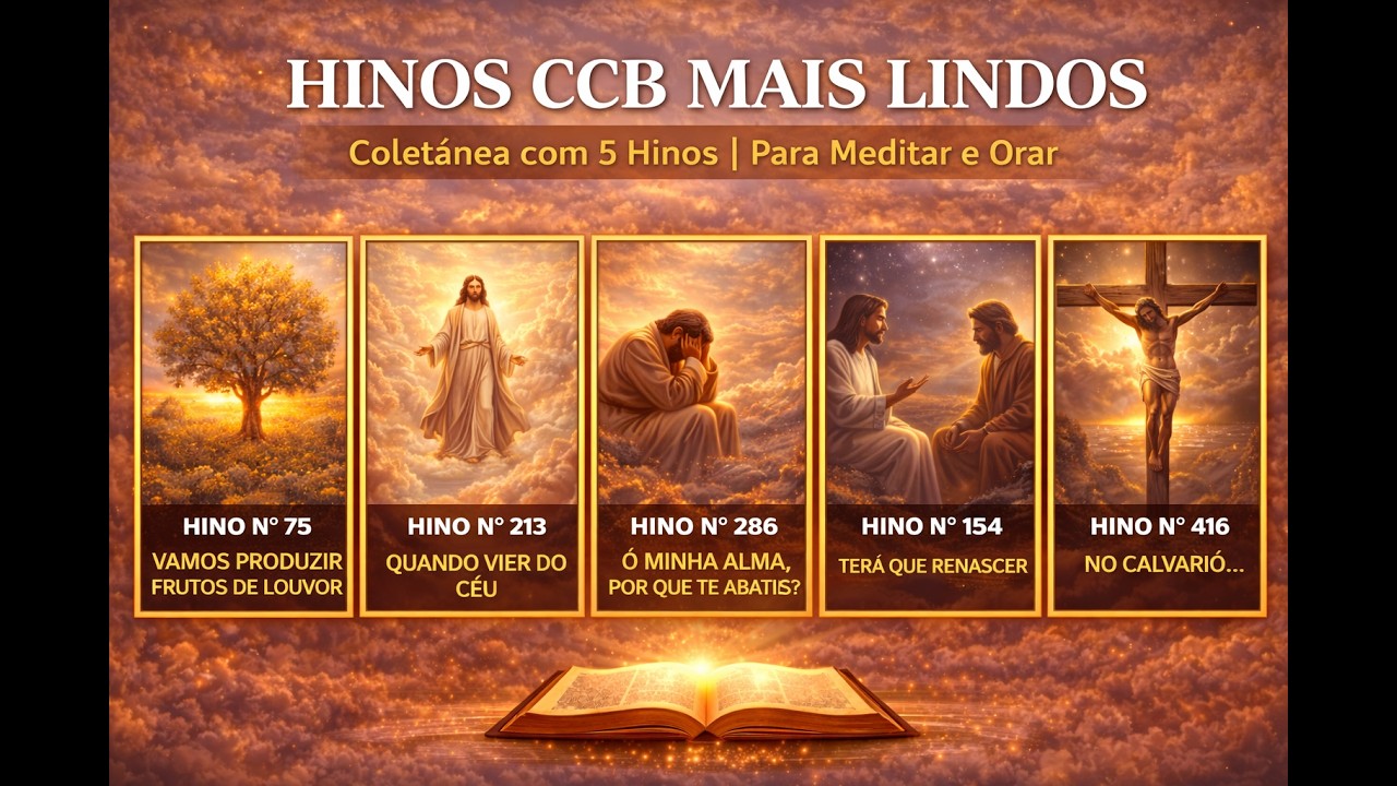 5 Hinos CCB de Louvor e Salvação | Momento com Deus