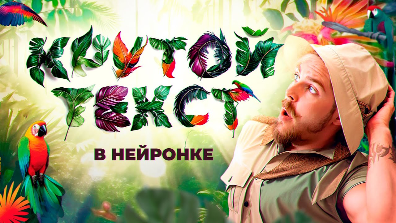 Делай текст как в Adobe Firefly бесплатно! Урок Stable Diffusion