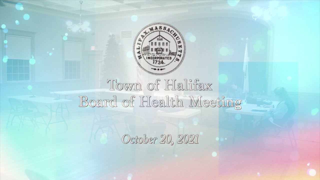 Halifax Board of Health 2021/10/20