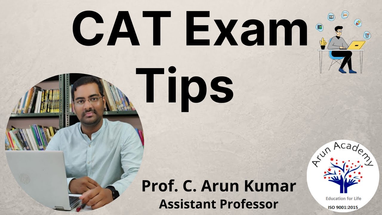 Tips for CAT Exam | Tamil | Part 1 | Prof. C. Arun Kumar