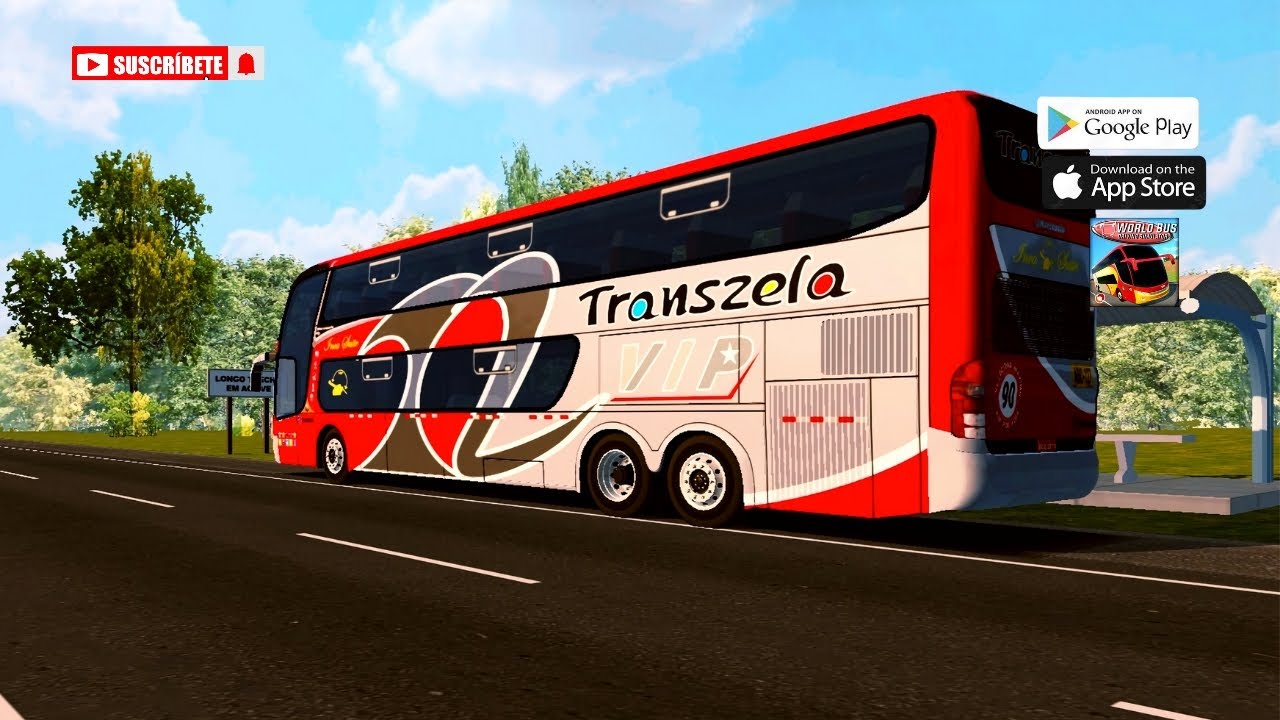 World Bus Driving Simulador 😱 - skin de la empresa tranzela🇵🇪