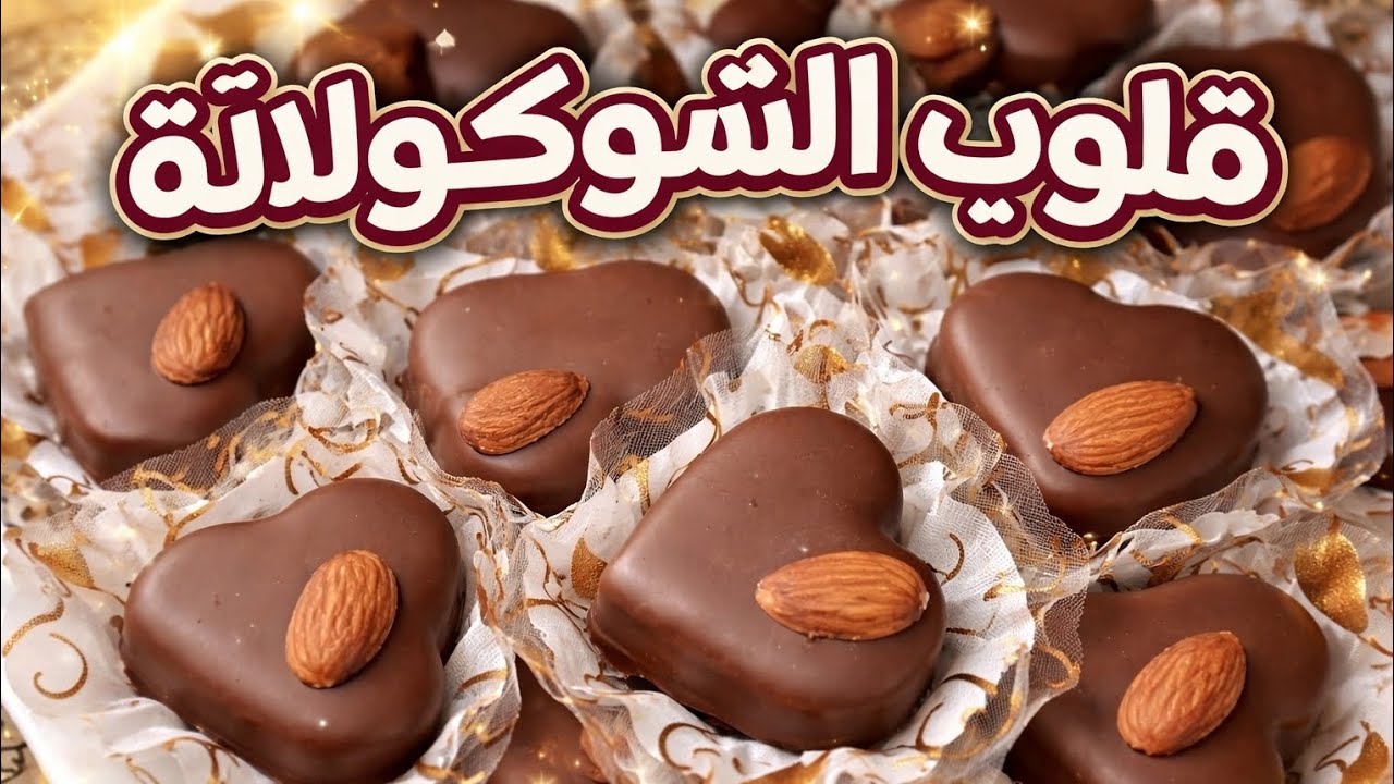  عيد 2026🌸 ڨاطو قلوب الشوكولاته بعجينة مختلفة تذوب ذوبااان😋سهلة واقتصادية