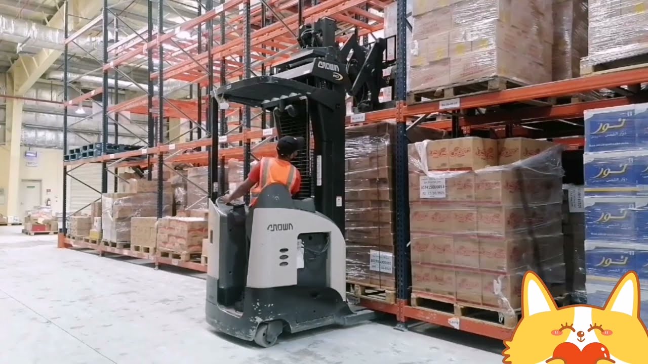 Crown Stand Up Reach  Truck forklift     for  Mar 5 2021