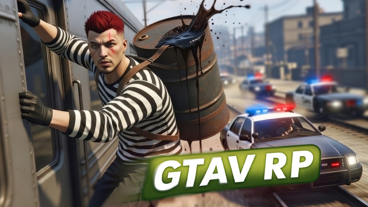 GTA 5 RP À ZÉRO ! #11 (Mon premier braquage en train !)